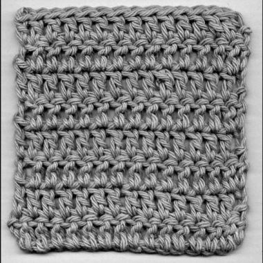 Šibična petlja / double crochet stitch